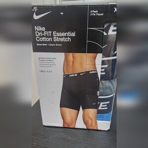 Nike Men's Black Boxer Briefs - 3 Pack